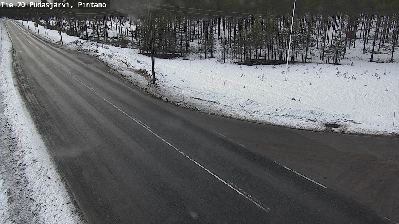 Kelikamerat Kuva Tie 20 Pudasjärvi, Pintamo, Pudasjärvi, Pohjois-Pohjanmaa