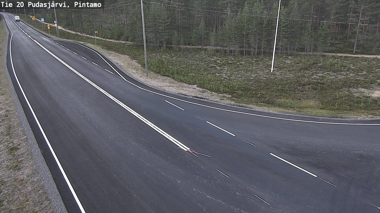 Kelikamerat Kuva Tie 20 Pudasjärvi, Pintamo, Pudasjärvi, Pohjois-Pohjanmaa