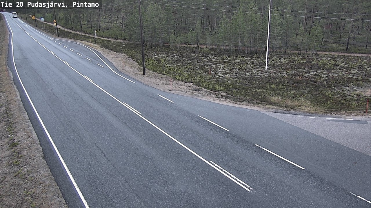 Kelikamerat Kuva Tie 20 Pudasjärvi, Pintamo, Pudasjärvi, Pohjois-Pohjanmaa