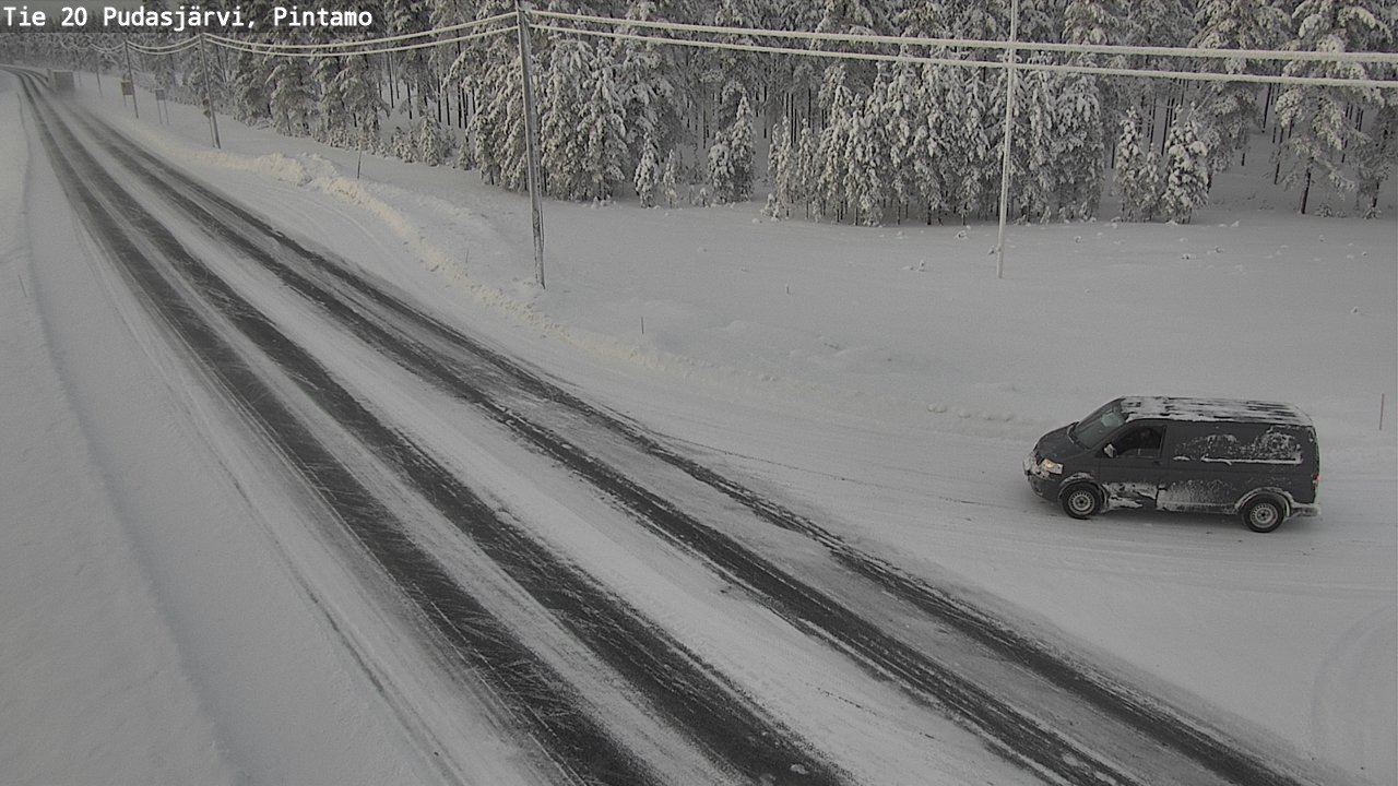 Kelikamerat Kuva Tie 20 Pudasjärvi, Pintamo, Pudasjärvi, Pohjois-Pohjanmaa