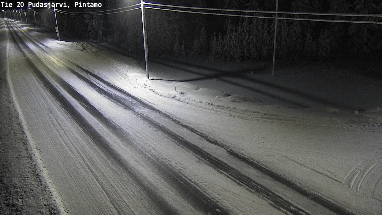 Kelikamerat Kuva Tie 20 Pudasjärvi, Pintamo, Pudasjärvi, Pohjois-Pohjanmaa