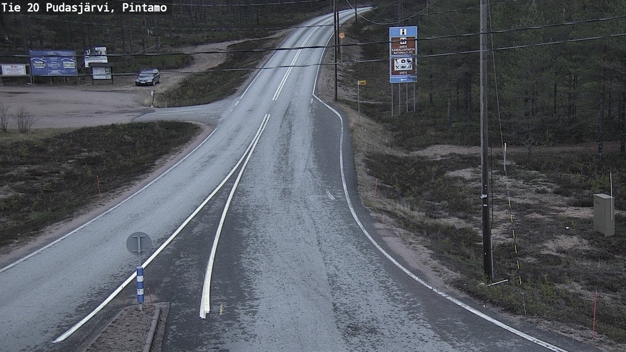 Kelikamerat Kuva Tie 20 Pudasjärvi, Pintamo, Pudasjärvi, Pohjois-Pohjanmaa