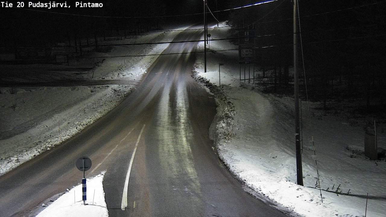 Kelikamerat Kuva Tie 20 Pudasjärvi, Pintamo, Pudasjärvi, Pohjois-Pohjanmaa