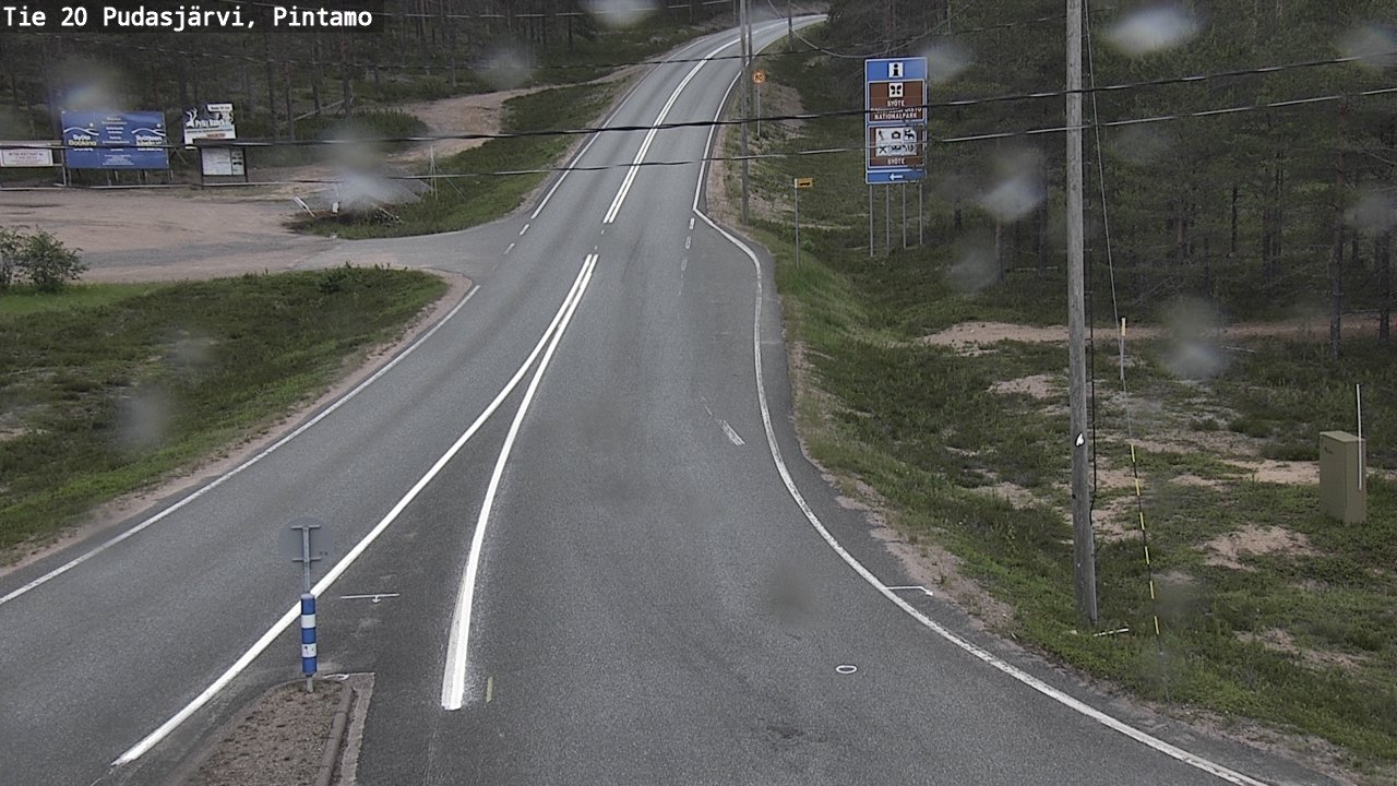 Kelikamerat Kuva Tie 20 Pudasjärvi, Pintamo, Pudasjärvi, Pohjois-Pohjanmaa