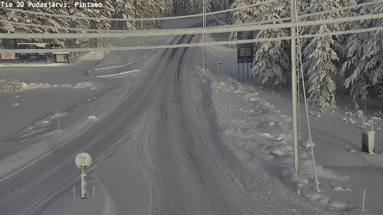 Kelikamerat Kuva Tie 20 Pudasjärvi, Pintamo, Pudasjärvi, Pohjois-Pohjanmaa