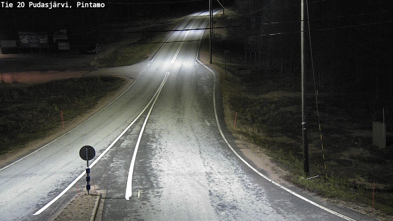 Kelikamerat Kuva Tie 20 Pudasjärvi, Pintamo, Pudasjärvi, Pohjois-Pohjanmaa