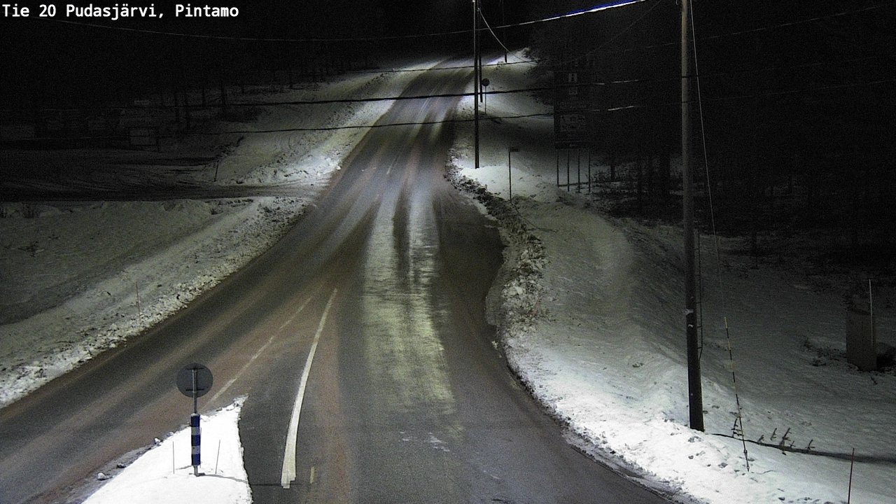 Kelikamerat Kuva Tie 20 Pudasjärvi, Pintamo, Pudasjärvi, Pohjois-Pohjanmaa