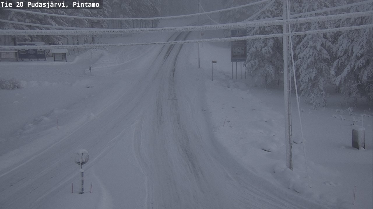 Kelikamerat Kuva Tie 20 Pudasjärvi, Pintamo, Pudasjärvi, Pohjois-Pohjanmaa