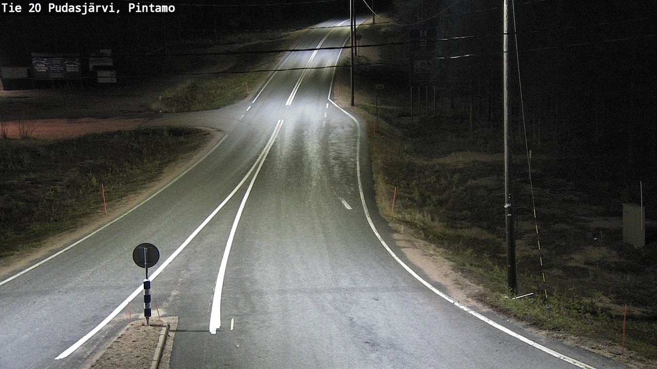 Kelikamerat Kuva Tie 20 Pudasjärvi, Pintamo, Pudasjärvi, Pohjois-Pohjanmaa