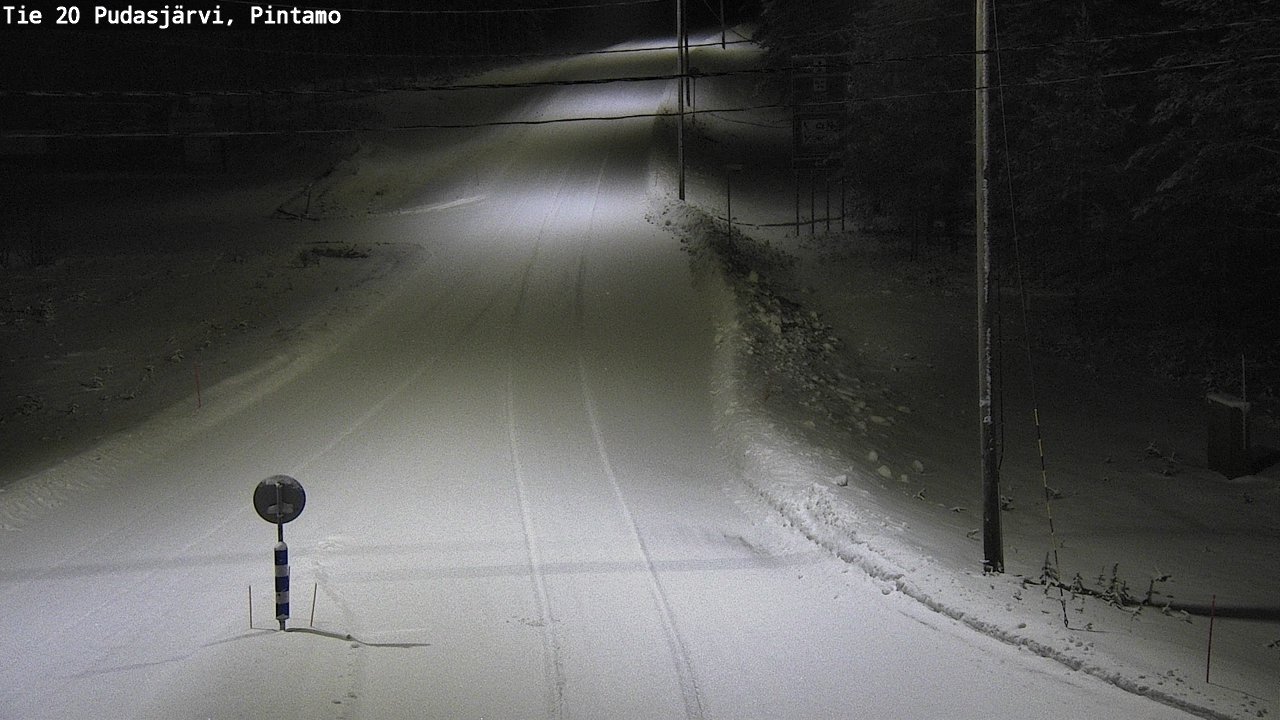 Kelikamerat Kuva Tie 20 Pudasjärvi, Pintamo, Pudasjärvi, Pohjois-Pohjanmaa