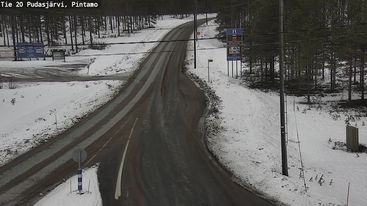 Kelikamerat Kuva Tie 20 Pudasjärvi, Pintamo, Pudasjärvi, Pohjois-Pohjanmaa