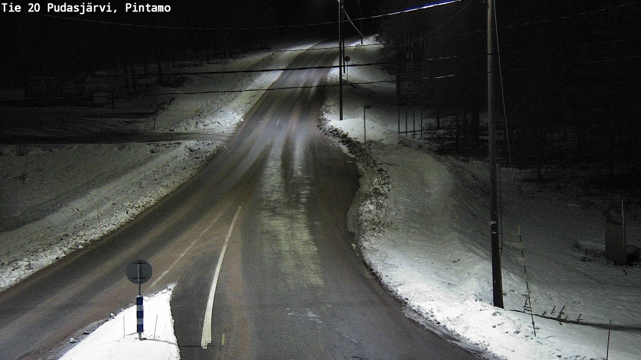 Kelikamerat Kuva Tie 20 Pudasjärvi, Pintamo, Pudasjärvi, Pohjois-Pohjanmaa