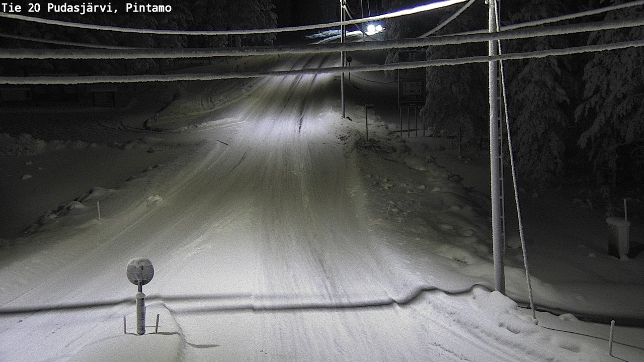 Kelikamerat Kuva Tie 20 Pudasjärvi, Pintamo, Pudasjärvi, Pohjois-Pohjanmaa