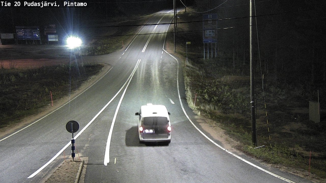 Kelikamerat Kuva Tie 20 Pudasjärvi, Pintamo, Pudasjärvi, Pohjois-Pohjanmaa