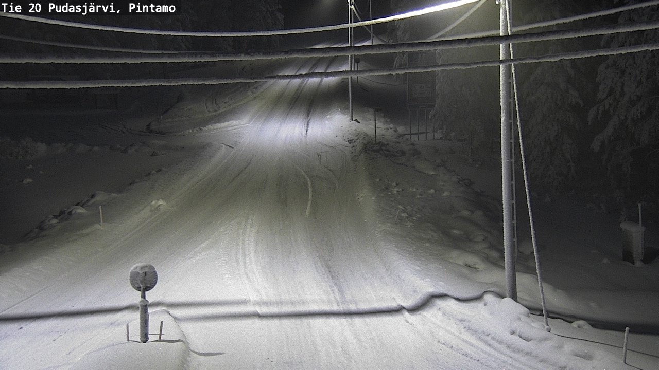 Kelikamerat Kuva Tie 20 Pudasjärvi, Pintamo, Pudasjärvi, Pohjois-Pohjanmaa