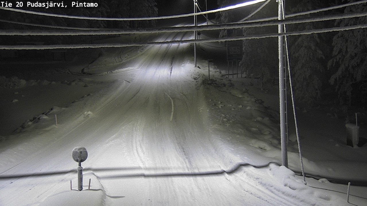 Kelikamerat Kuva Tie 20 Pudasjärvi, Pintamo, Pudasjärvi, Pohjois-Pohjanmaa