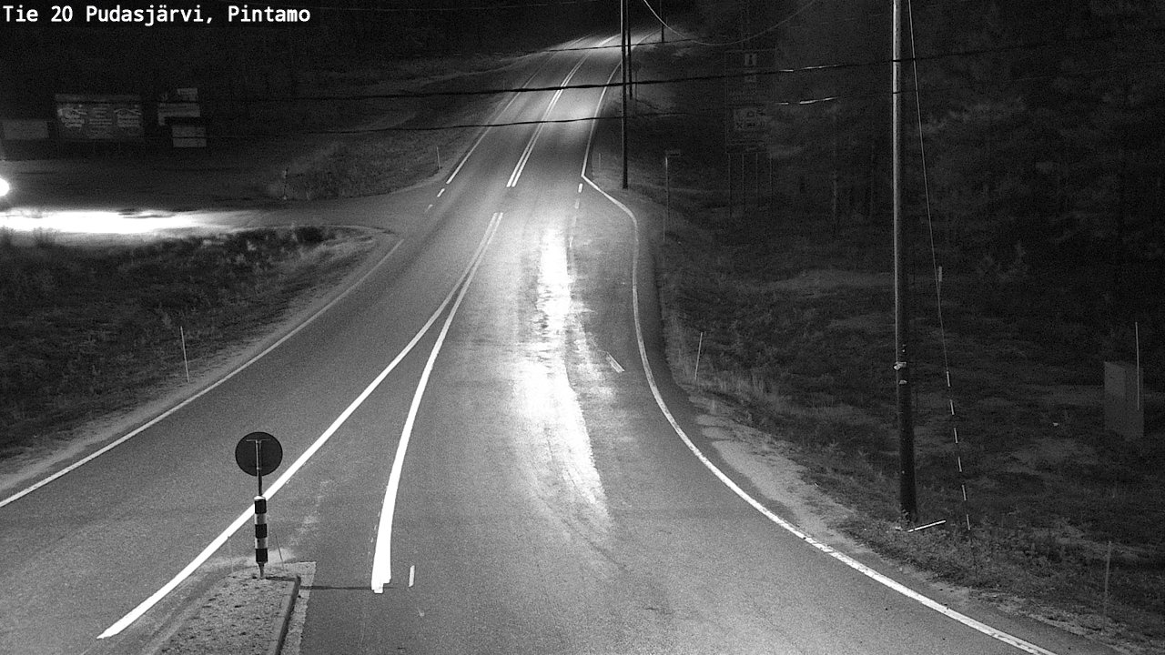 Kelikamerat Kuva Tie 20 Pudasjärvi, Pintamo, Pudasjärvi, Pohjois-Pohjanmaa