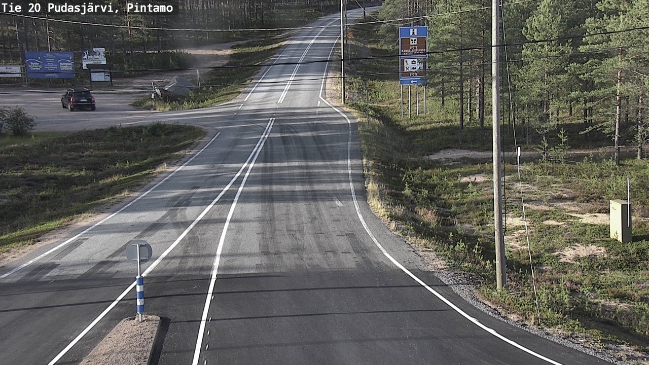 Kelikamerat Kuva Tie 20 Pudasjärvi, Pintamo, Pudasjärvi, Pohjois-Pohjanmaa