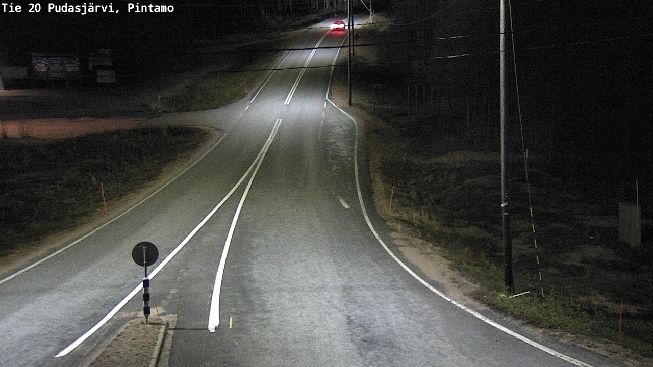 Kelikamerat Kuva Tie 20 Pudasjärvi, Pintamo, Pudasjärvi, Pohjois-Pohjanmaa