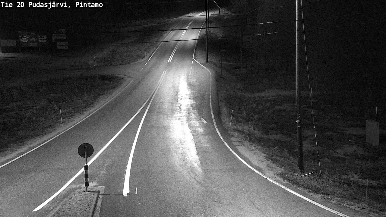 Kelikamerat Kuva Tie 20 Pudasjärvi, Pintamo, Pudasjärvi, Pohjois-Pohjanmaa