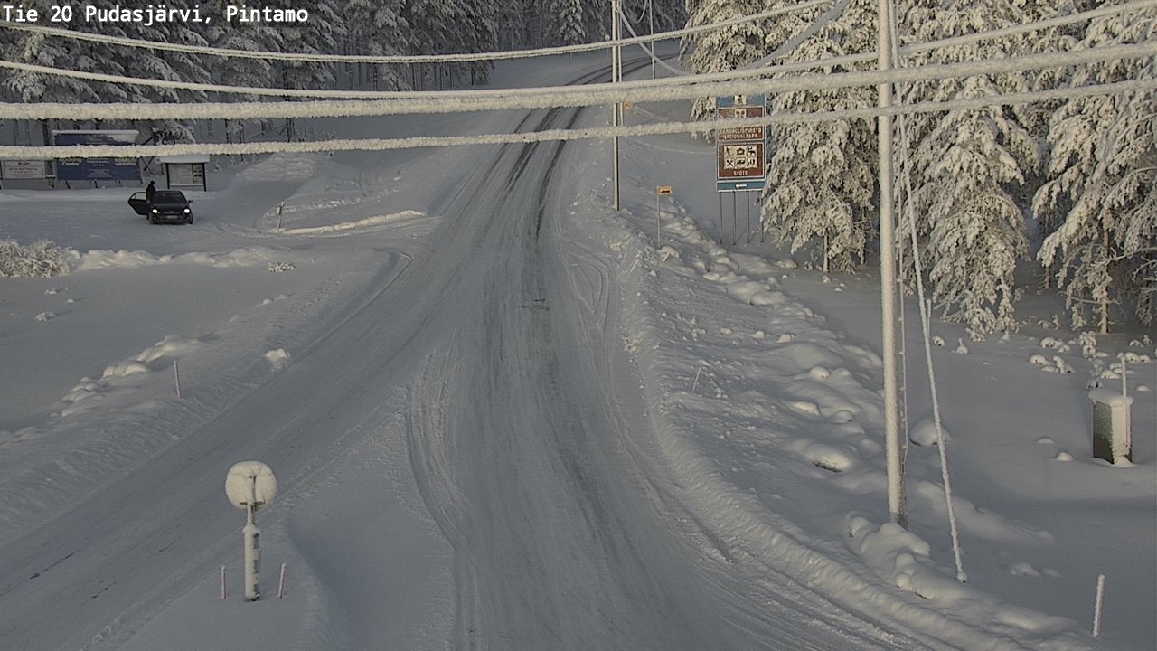 Kelikamerat Kuva Tie 20 Pudasjärvi, Pintamo, Pudasjärvi, Pohjois-Pohjanmaa