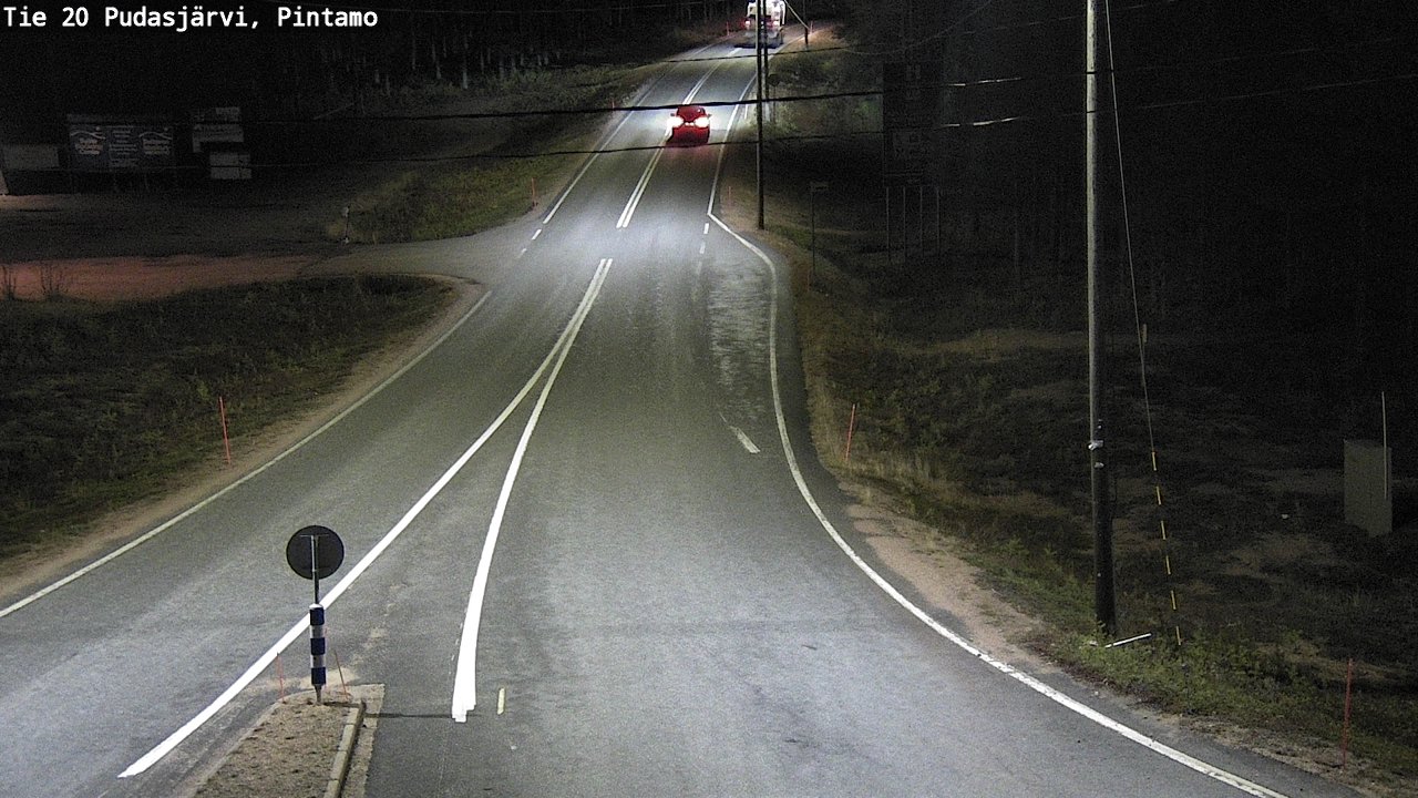 Kelikamerat Kuva Tie 20 Pudasjärvi, Pintamo, Pudasjärvi, Pohjois-Pohjanmaa
