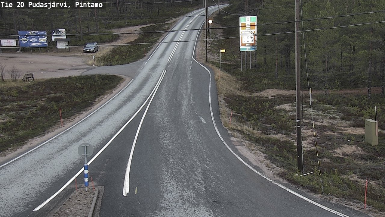 Kelikamerat Kuva Tie 20 Pudasjärvi, Pintamo, Pudasjärvi, Pohjois-Pohjanmaa