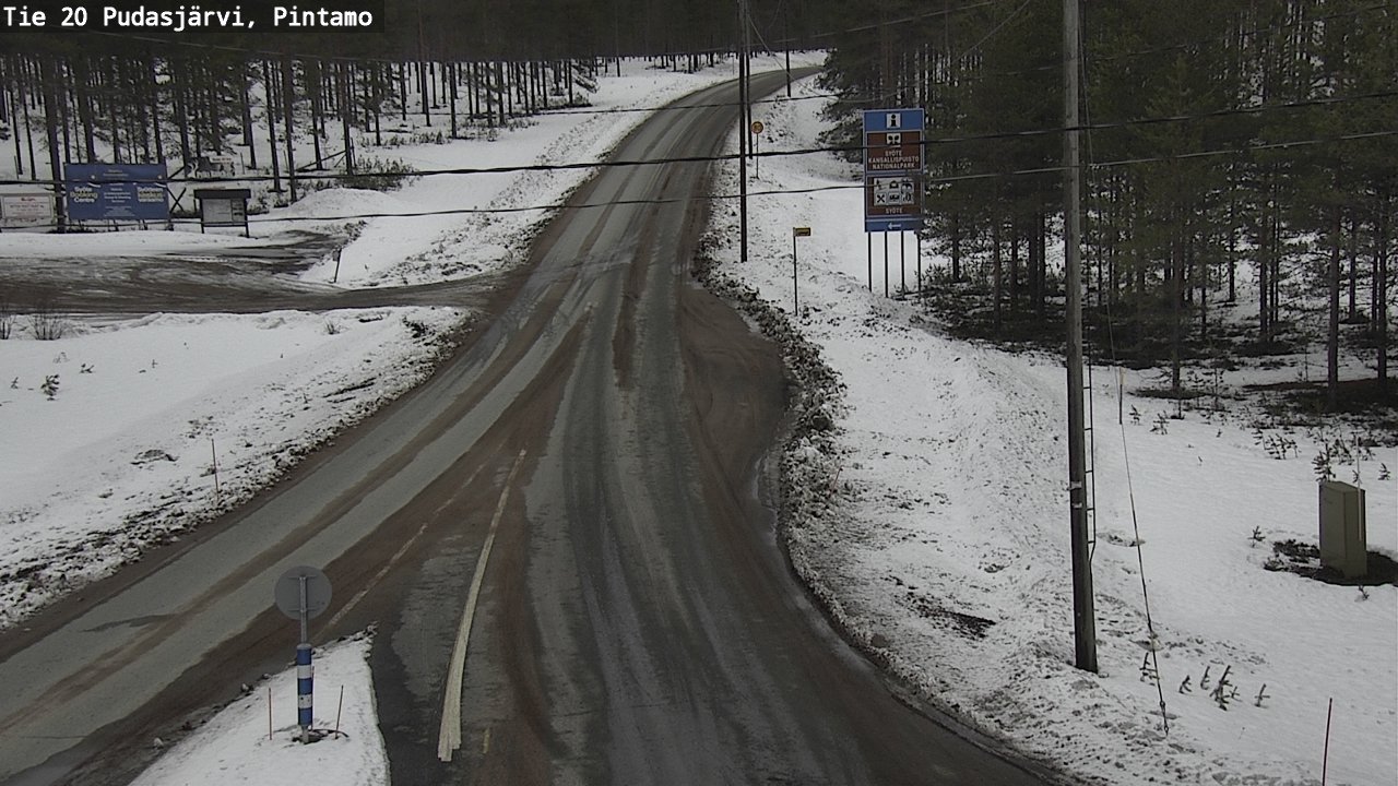 Kelikamerat Kuva Tie 20 Pudasjärvi, Pintamo, Pudasjärvi, Pohjois-Pohjanmaa