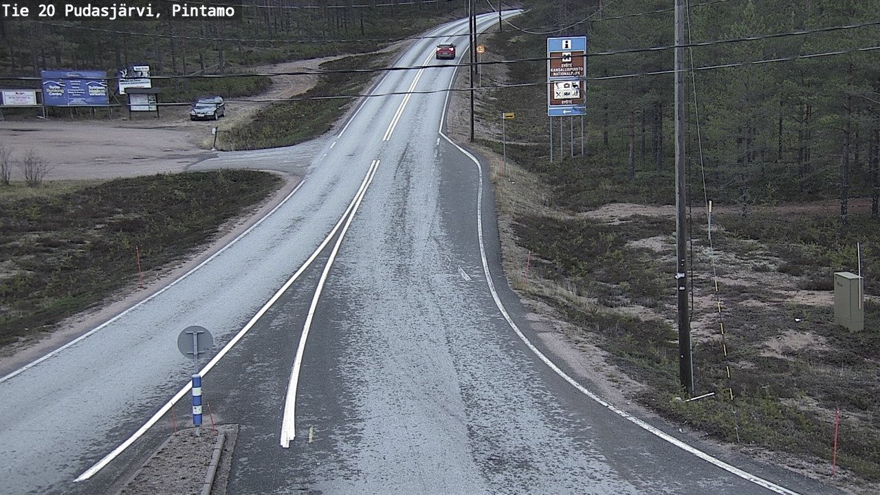 Kelikamerat Kuva Tie 20 Pudasjärvi, Pintamo, Pudasjärvi, Pohjois-Pohjanmaa