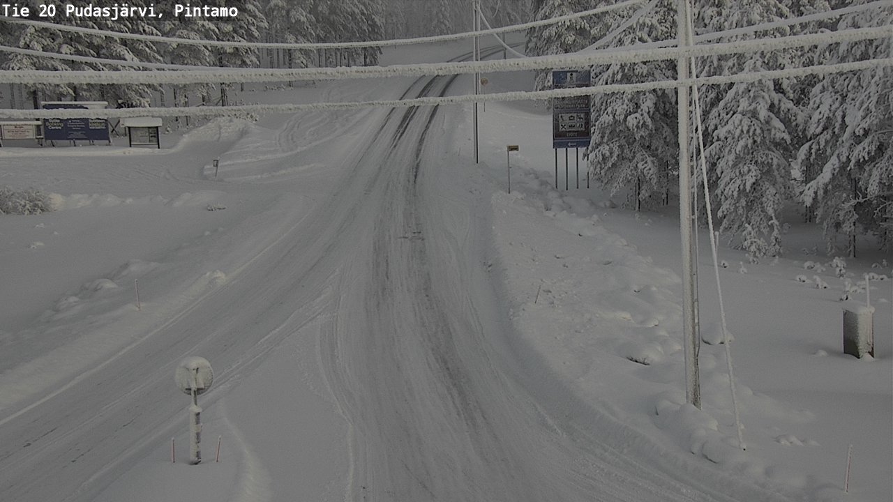 Kelikamerat Kuva Tie 20 Pudasjärvi, Pintamo, Pudasjärvi, Pohjois-Pohjanmaa