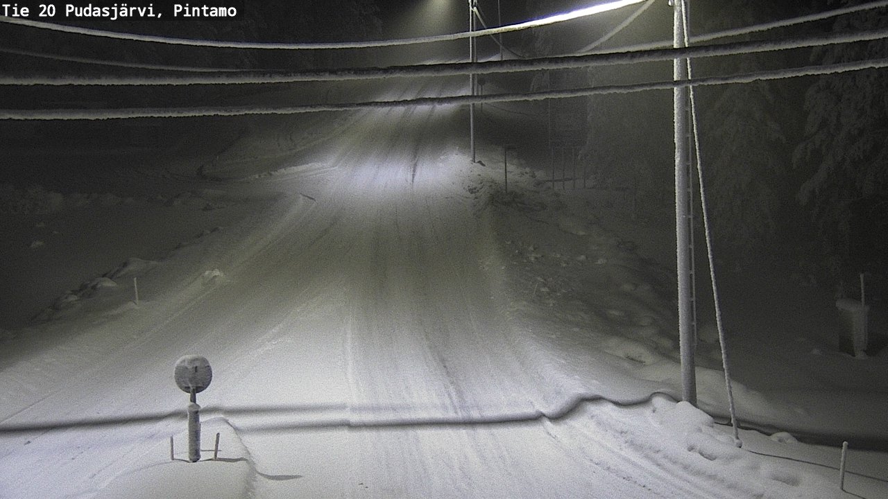 Kelikamerat Kuva Tie 20 Pudasjärvi, Pintamo, Pudasjärvi, Pohjois-Pohjanmaa