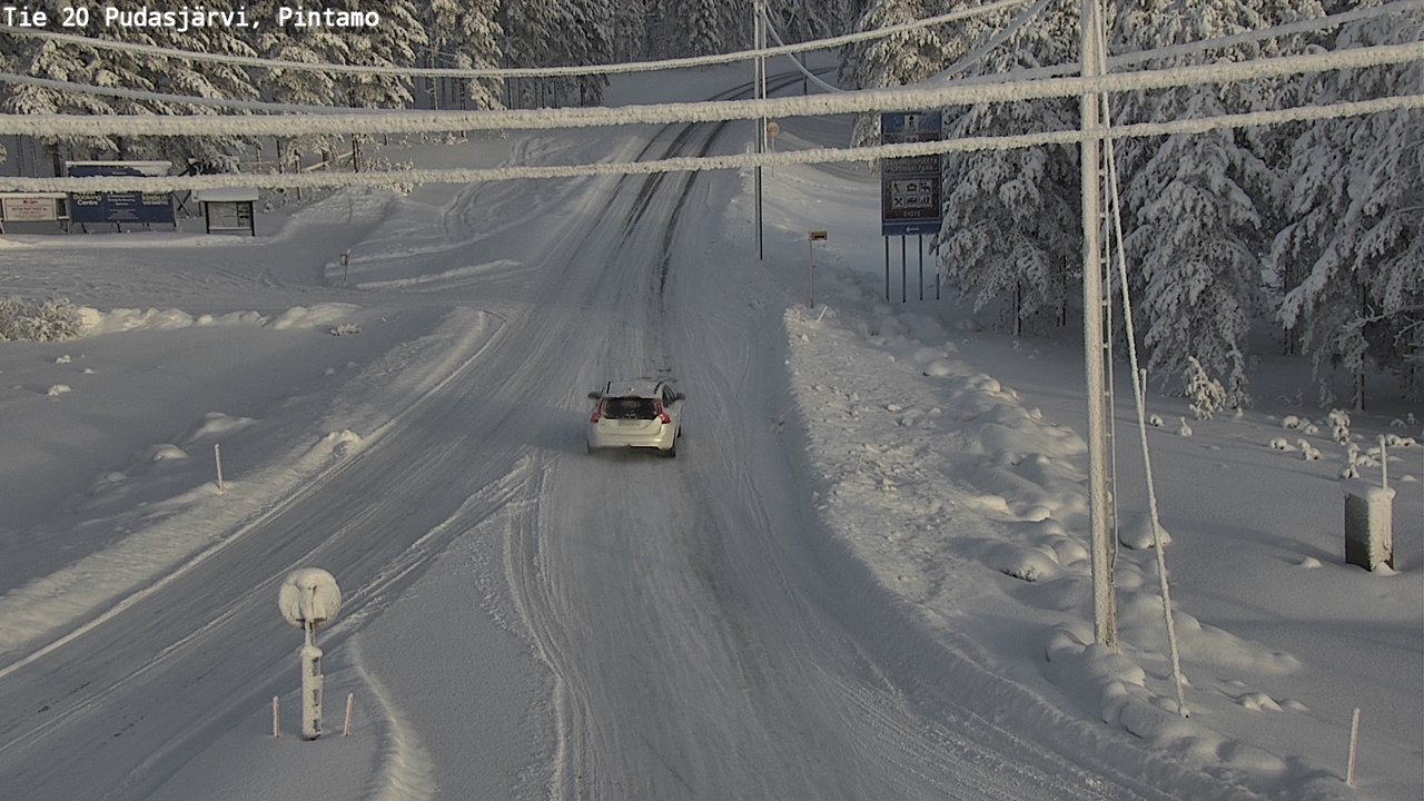 Kelikamerat Kuva Tie 20 Pudasjärvi, Pintamo, Pudasjärvi, Pohjois-Pohjanmaa