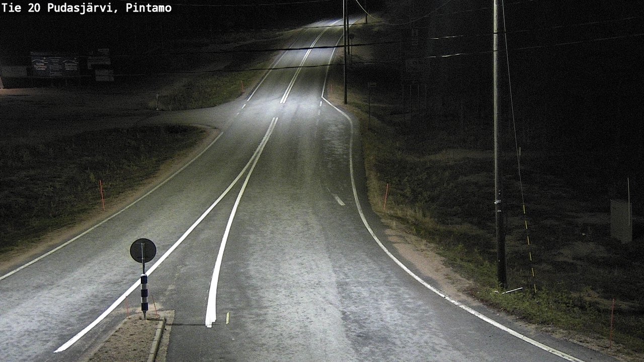 Kelikamerat Kuva Tie 20 Pudasjärvi, Pintamo, Pudasjärvi, Pohjois-Pohjanmaa