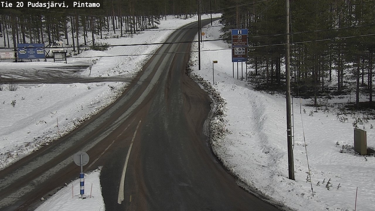 Kelikamerat Kuva Tie 20 Pudasjärvi, Pintamo, Pudasjärvi, Pohjois-Pohjanmaa