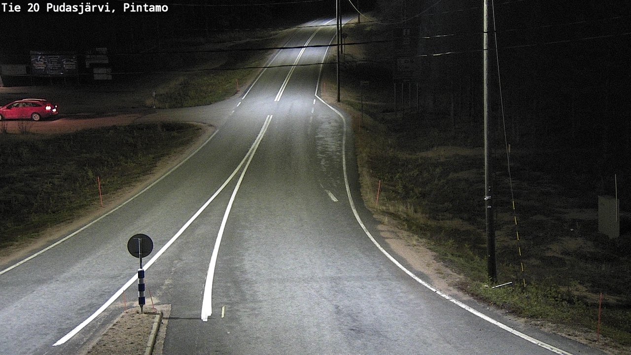 Kelikamerat Kuva Tie 20 Pudasjärvi, Pintamo, Pudasjärvi, Pohjois-Pohjanmaa
