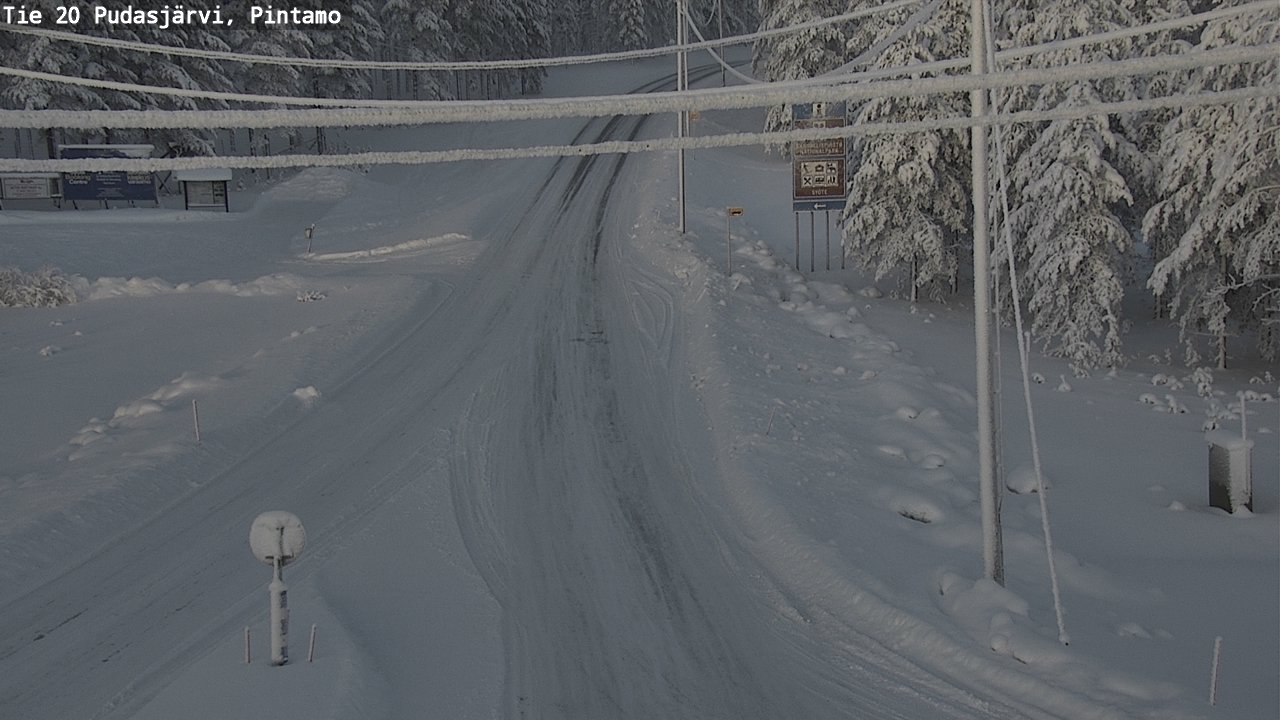 Kelikamerat Kuva Tie 20 Pudasjärvi, Pintamo, Pudasjärvi, Pohjois-Pohjanmaa