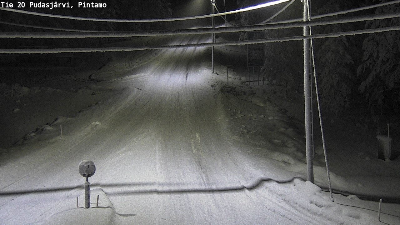 Kelikamerat Kuva Tie 20 Pudasjärvi, Pintamo, Pudasjärvi, Pohjois-Pohjanmaa