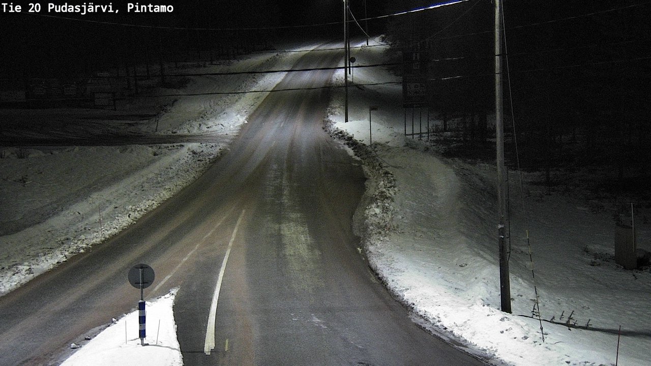 Kelikamerat Kuva Tie 20 Pudasjärvi, Pintamo, Pudasjärvi, Pohjois-Pohjanmaa