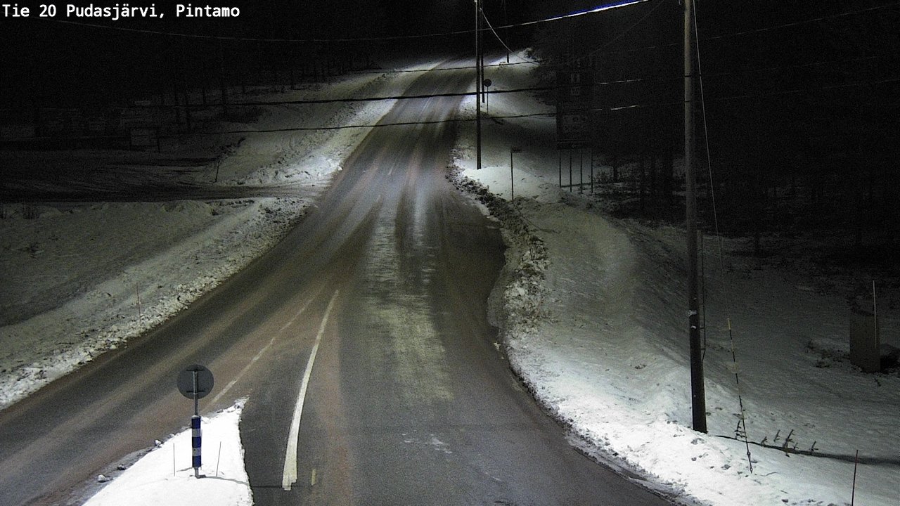 Kelikamerat Kuva Tie 20 Pudasjärvi, Pintamo, Pudasjärvi, Pohjois-Pohjanmaa