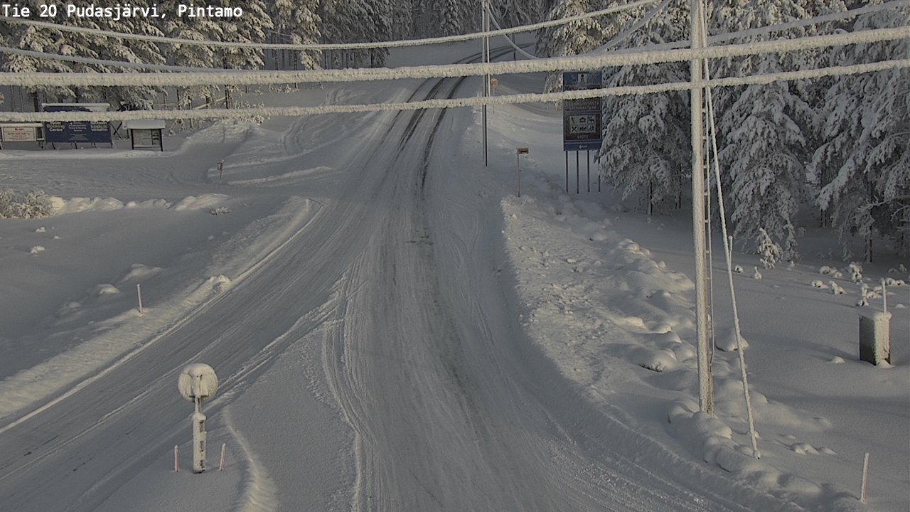 Kelikamerat Kuva Tie 20 Pudasjärvi, Pintamo, Pudasjärvi, Pohjois-Pohjanmaa