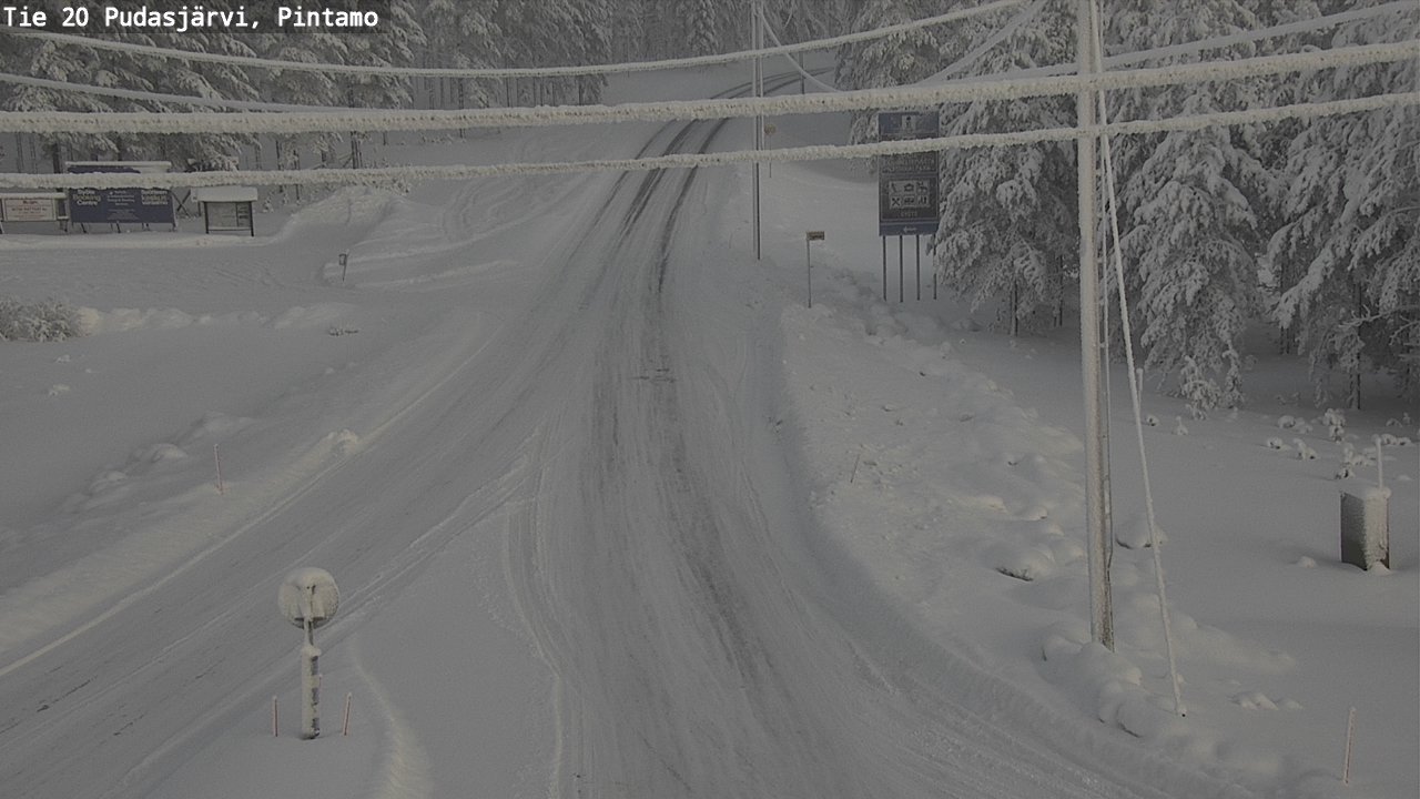 Kelikamerat Kuva Tie 20 Pudasjärvi, Pintamo, Pudasjärvi, Pohjois-Pohjanmaa