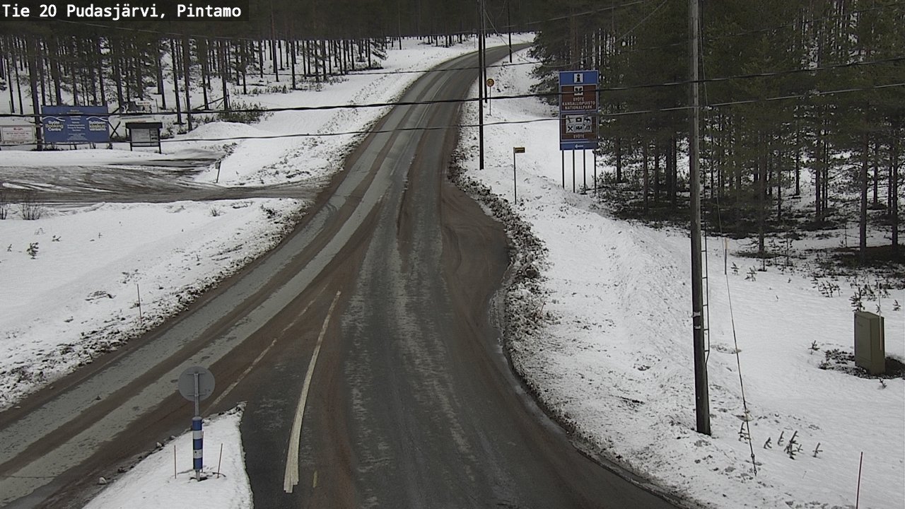 Kelikamerat Kuva Tie 20 Pudasjärvi, Pintamo, Pudasjärvi, Pohjois-Pohjanmaa