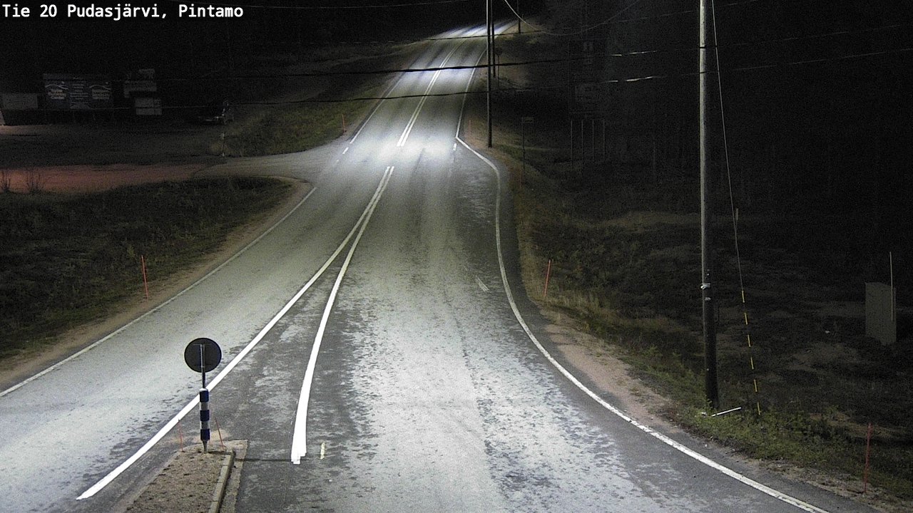 Kelikamerat Kuva Tie 20 Pudasjärvi, Pintamo, Pudasjärvi, Pohjois-Pohjanmaa