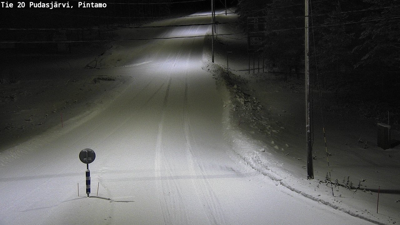 Kelikamerat Kuva Tie 20 Pudasjärvi, Pintamo, Pudasjärvi, Pohjois-Pohjanmaa
