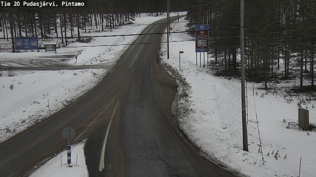 Kelikamerat Kuva Tie 20 Pudasjärvi, Pintamo, Pudasjärvi, Pohjois-Pohjanmaa