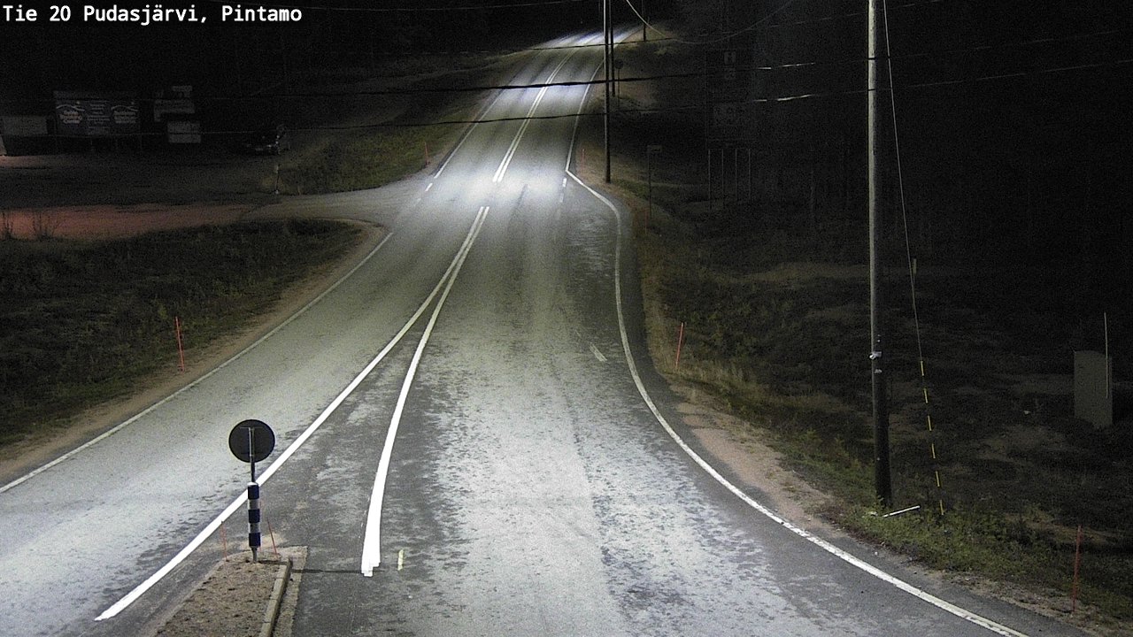 Kelikamerat Kuva Tie 20 Pudasjärvi, Pintamo, Pudasjärvi, Pohjois-Pohjanmaa