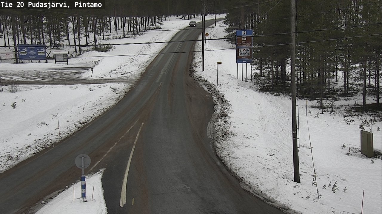 Kelikamerat Kuva Tie 20 Pudasjärvi, Pintamo, Pudasjärvi, Pohjois-Pohjanmaa