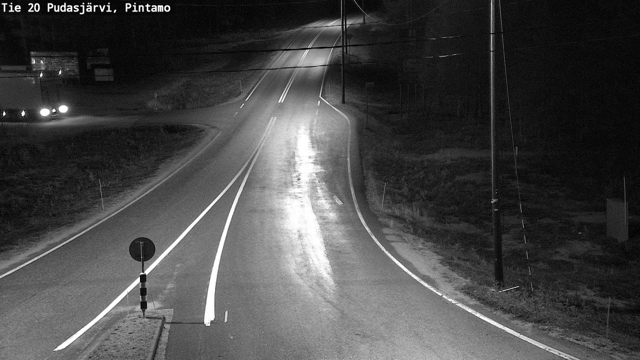 Kelikamerat Kuva Tie 20 Pudasjärvi, Pintamo, Pudasjärvi, Pohjois-Pohjanmaa