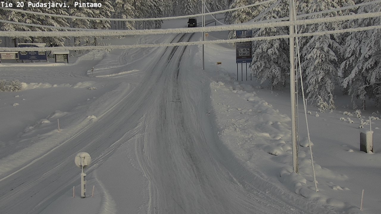 Kelikamerat Kuva Tie 20 Pudasjärvi, Pintamo, Pudasjärvi, Pohjois-Pohjanmaa