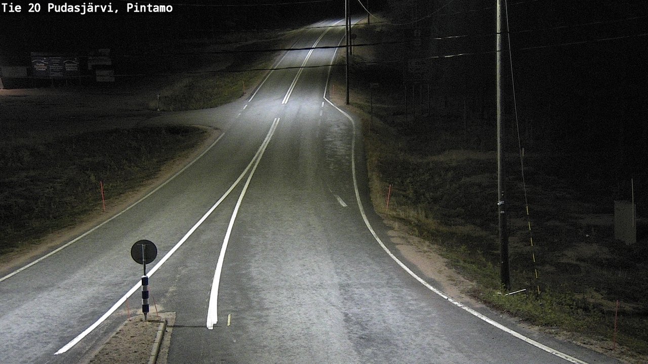 Kelikamerat Kuva Tie 20 Pudasjärvi, Pintamo, Pudasjärvi, Pohjois-Pohjanmaa
